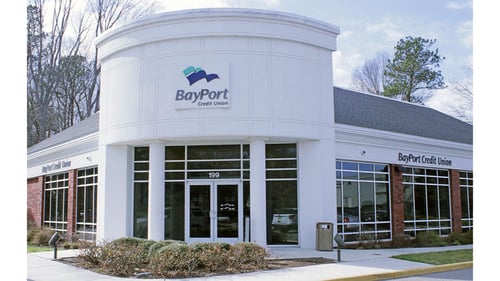 External view of local credit union located in Hampton, VA