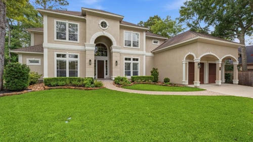 Large Stucco Home