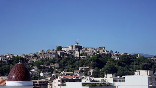 Watch the Grimaldi Castle from hotel Indigo Cagnes-sur-Mer.