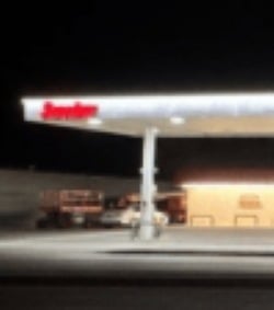 Sinclair Gas Station Fueling Island