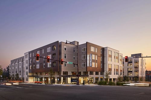 Property Building at Postmark Apartments in Shoreline, WA