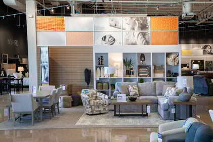 Bloomington Slumberland Furniture home decor wall