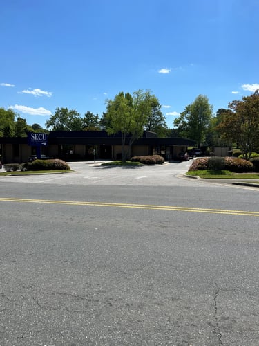 Outside view of the State Employees' Credit Union Fuquay Varina-Old Honeycutt road branch