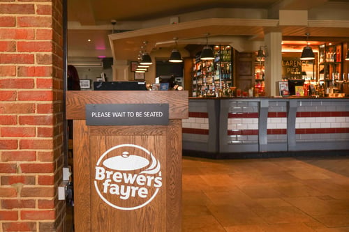 Brewers Fayre Restaurant Interior