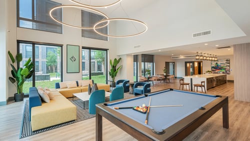 Clubhouse at One East Harlem Apartments in New York