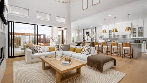 Open-concept great rooms