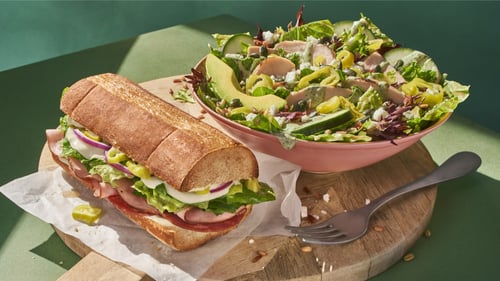 Toasted Italiano and Balsamic Chicken Greens with Grains