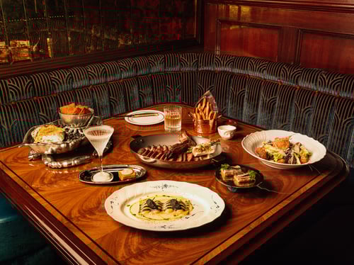 The Eighty Six at 86 Bedford Street Tablescape