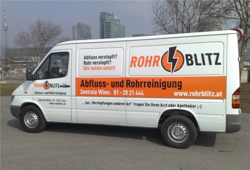 ROHRBLITZ Rohrreinigung GmbH in Weiden und Wien