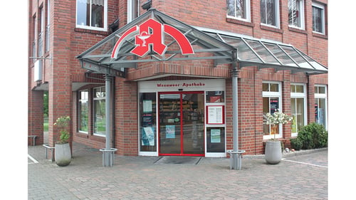 Aussenansicht der Wesuweer-Apotheke