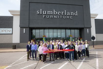 Sunset Hills Slumberland Furniture ribbon cutting