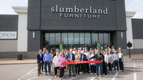 Sunset Hills Slumberland Furniture ribbon cutting