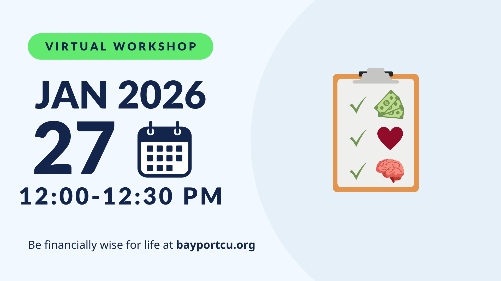 Financial Wellness Checklist on January 27, 2026