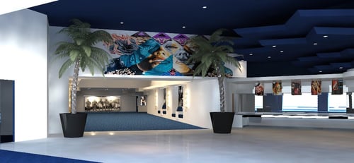 Inside shot of Consolidated Theatres Kapolei