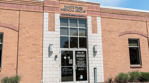 The exterior of White Pines Medical Building