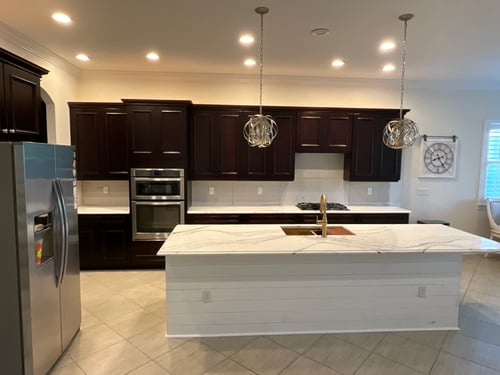 Before cabinet painting in Nocatee, FL