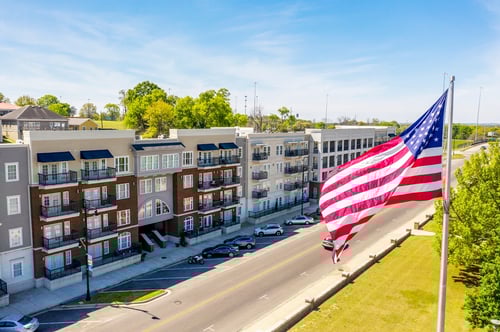 Exterior View at The Heights in Montgomery, AL