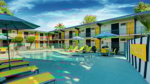 Apartment Complex with Pool at The Link Apartments, Mesa