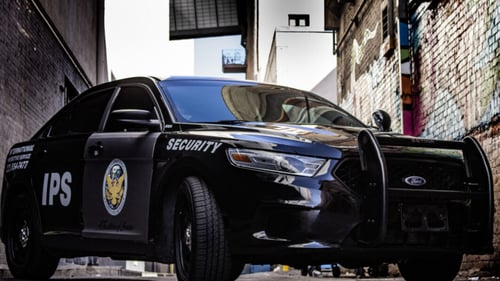 black security car