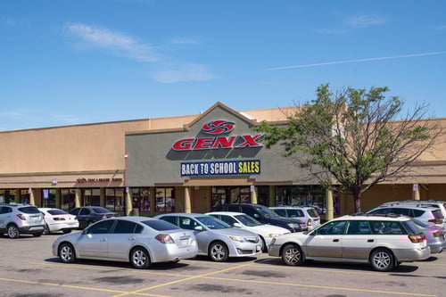 Retail space for lease in Aurora, Colorado, Gen X Clothing