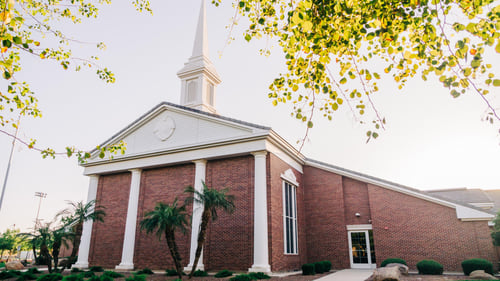 The Church of Jesus Christ of Latter-day Saints on 1010 South Recker Road in Gilbert, Arizona.