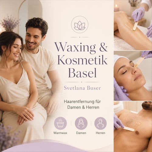 Professionelles Waxing mit Warmwachs für Damen und Herren bei Svetlana Buser in Basel.