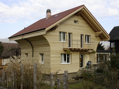 Fassadenarbeiten in Holz