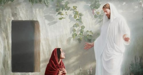 Resurrected Christ with Mary