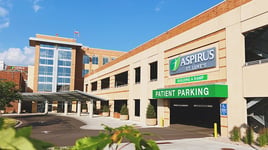 photo of Aspirus St. Luke's Hospital main entrance