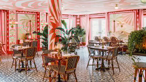 Dining Room at Campo Casa Faena.