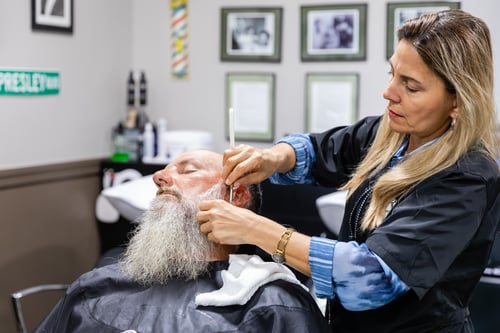 If you’re looking for the best barber shop in Braselton, GA, look no further than The Men's Room Barber & Spa. Our barbershop offers haircuts, shaving services, facials, and waxing services. We provide a comfortable and relaxing environment so while you’re waiting, enjoy a cup of coffee or sit in one of our massage chairs. When you come in to get a haircut, you can be sure that you will be walking out with confidence. Call our barbershop today to schedule an appointment!