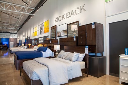 Bloomington Slumberland Furniture beds wall