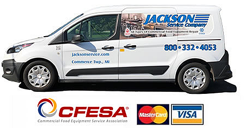 All hot-cold commercial kitchen appliance repair services by factory-trained technicians.