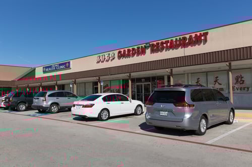 Retail space for lease in Garland, TX, Garden Restaurant
