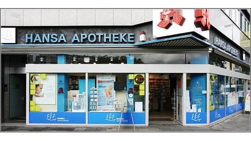 Aussenansicht der Hansa-Apotheke