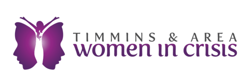 Timmins & Area Women in Crisis logo.