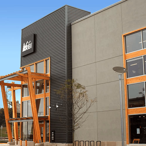 The front of the REI store in Woodbridge, Virginia