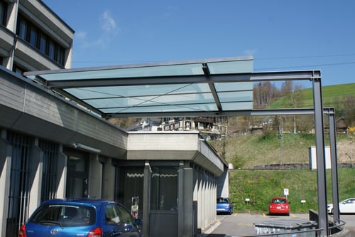 Glasvordächer