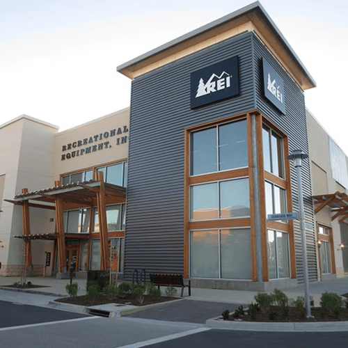 The front of the REI store in Oxnard, California