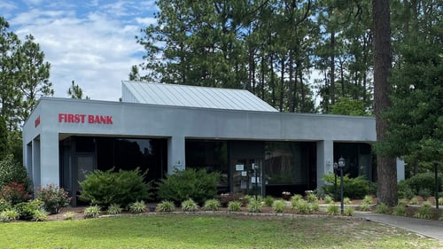 First Bank Pinehurst South branch exterior.