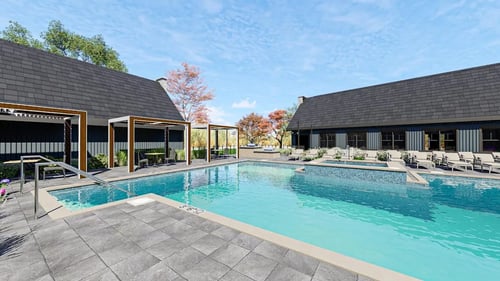 Swimming pool at The Landing at Lemay in Fort Collins, CO