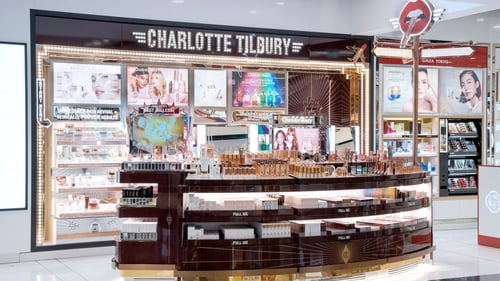 Gatwick Airport South Terminal Charlotte Tilbury Makeup Counter
