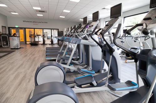 The gym at Ryeish Green Sports Hub