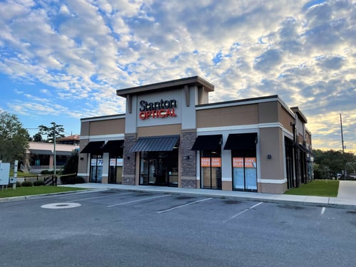 Storefront at Stanton Optical store in Tallahassee, FL 32301