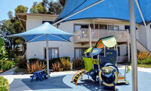 A playground at La Jolla Canyon Apartments, San Diego, CA