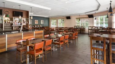 Interior image or restaurant and bar