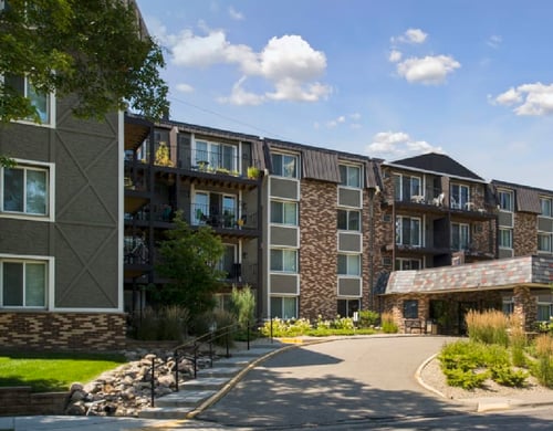 Property building at Axon Green Apartments in Minneapolis, MN 55416