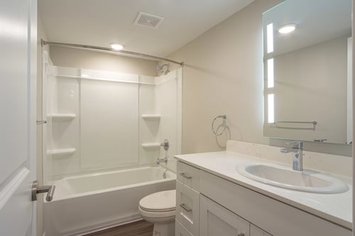 Bathroom at Hillside Apartments in Wixom, MI 48393