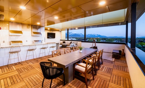 Rooftop Observatory with patio