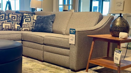 Woodbury Slumberland Furniture discount sectional
